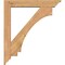 Ekena Millwork Imperial Traditional Smooth Bracket w/ Offset Brace, Western Red Cedar, 5 1/2"W x 30"D x 34"H BKT0604X30X34IMP01SWR - alternate 3